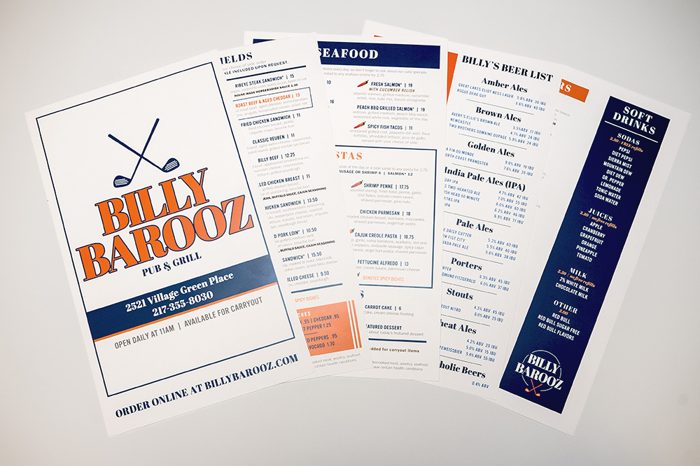 Gallery Restaurant Print Supplies Upclose Printing Champaign Il